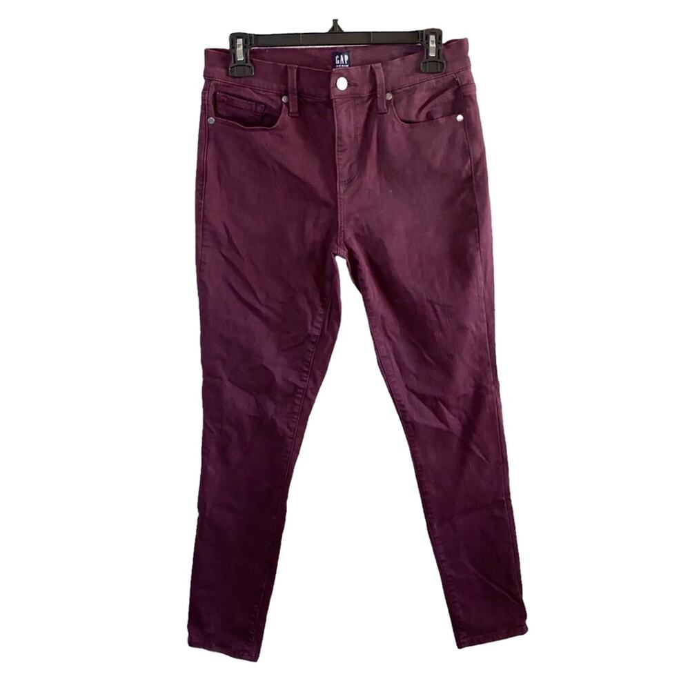 Gap Regular True Skinny Vamp Red Denim Jeans 28R